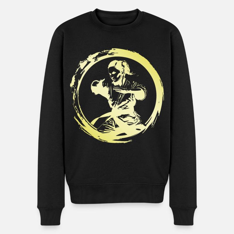 Karaté Femme - Pull Premium bio Homme - noir