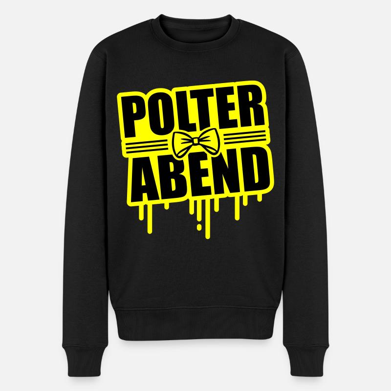 Polterabend Junggesellenabschied - Männer Premium Bio Pullover - Schwarz