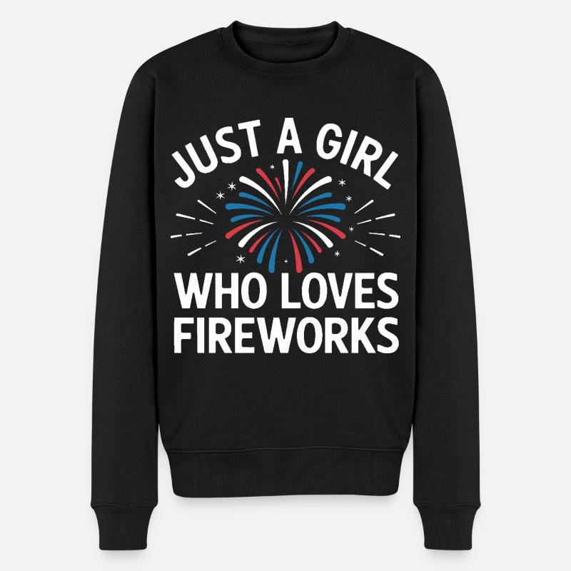Pyrotechnics Fireworks Pyrotechnics - Men's Premium Organic Jumper - black