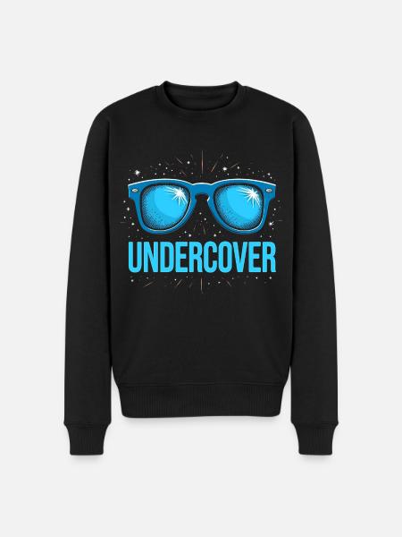 Undercover Costume - Sunglasses Fun - Men's Premium Organic Jumper - black