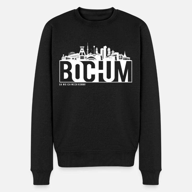 Bochum - Pull Premium bio Homme - noir