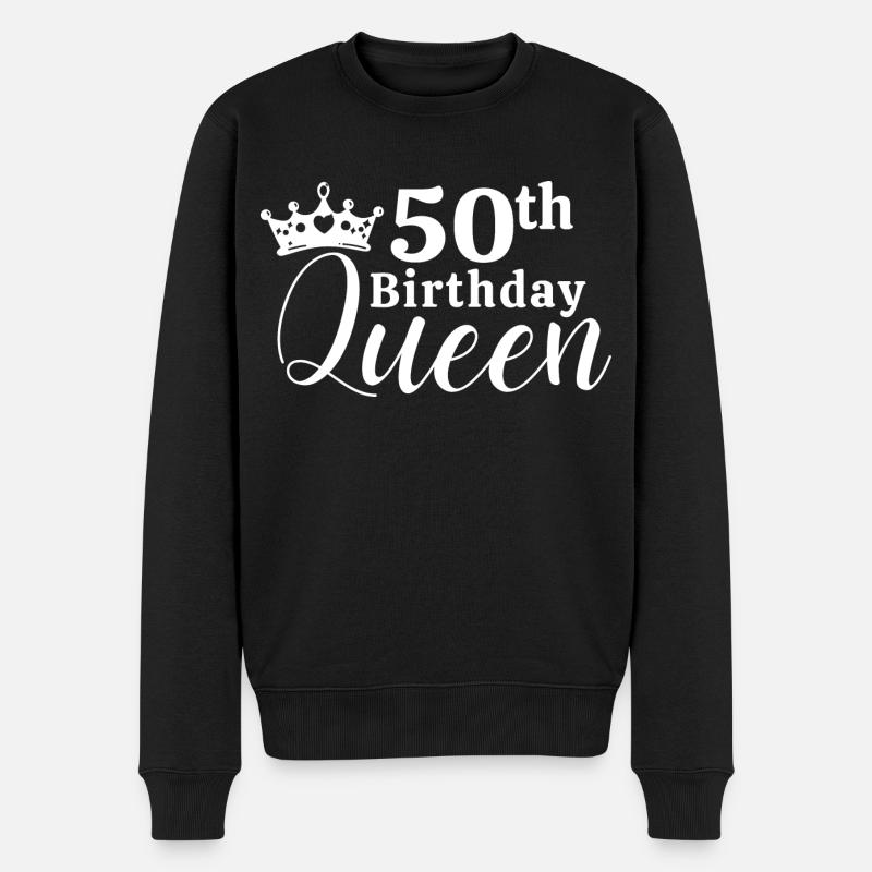 50e anniversaire - Pull Premium bio Homme - noir