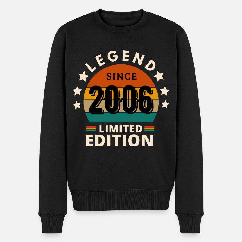 LÉGENDE 2006, MILLÉSIME 2006 - Pull Premium bio Homme - noir