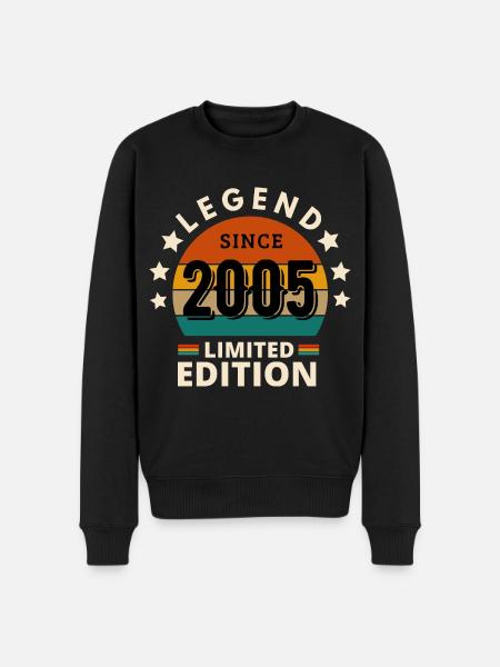 LÉGENDE 2005, MILLÉSIME 2005 - Pull Premium bio Homme - noir