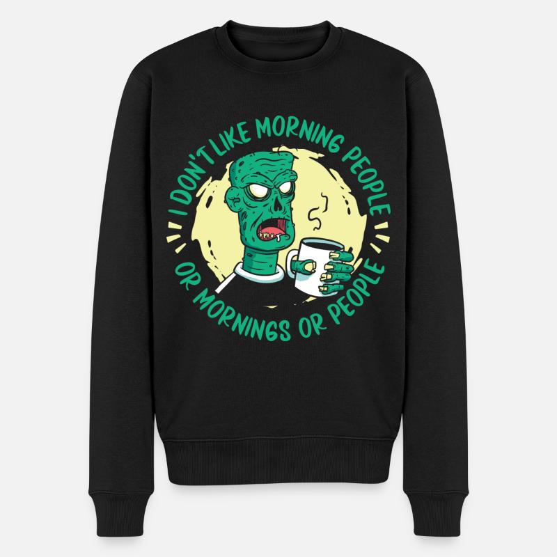 Zombie Monster Halloween - Pull Premium bio Homme - noir