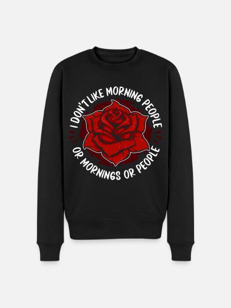 Rose Rosen Rosengewächs Garten Gärtner - Männer Premium Bio Pullover - Schwarz