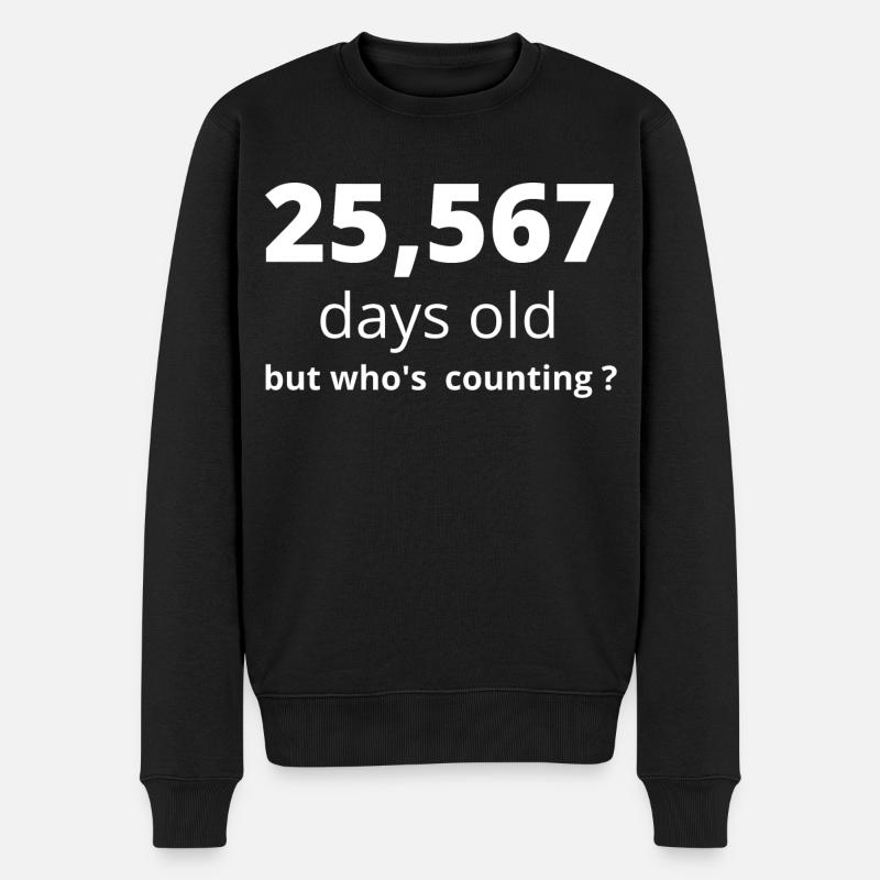 70e anniversaire - Pull Premium bio Homme - noir