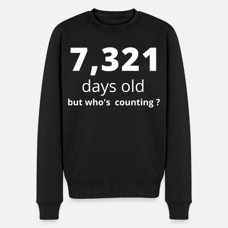 20e anniversaire - Pull Premium bio Homme - noir