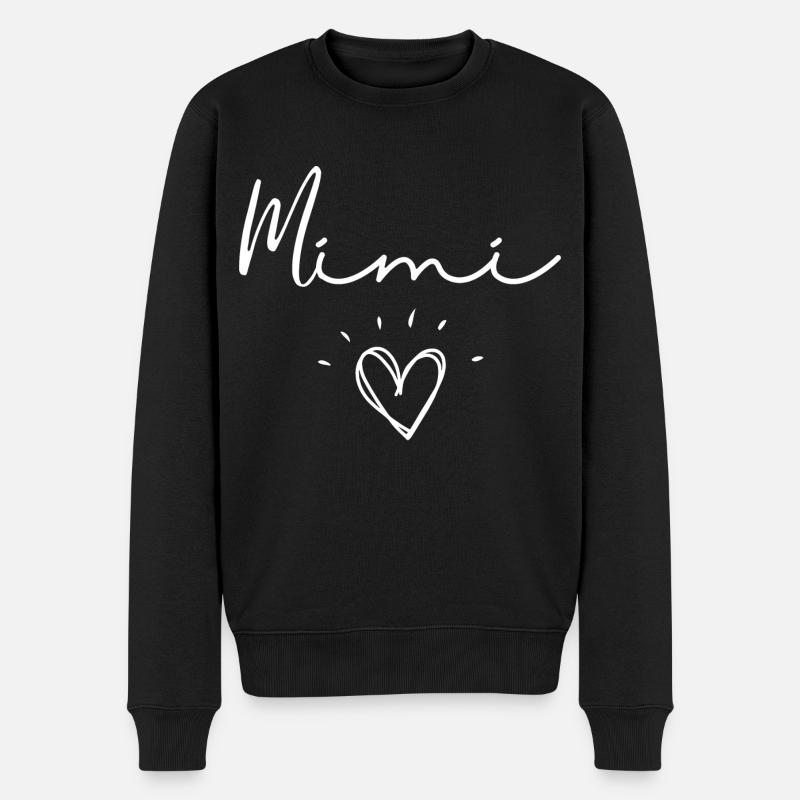 Mimi. mimi cadeau - Pull Premium bio Homme - noir