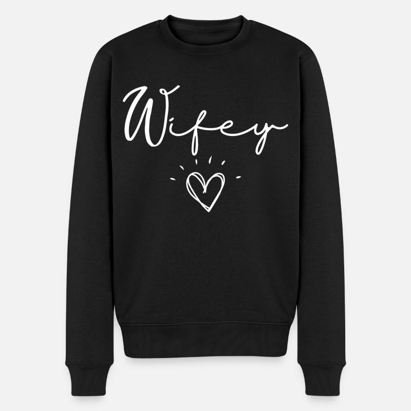 épouse - Pull Premium bio Homme - noir