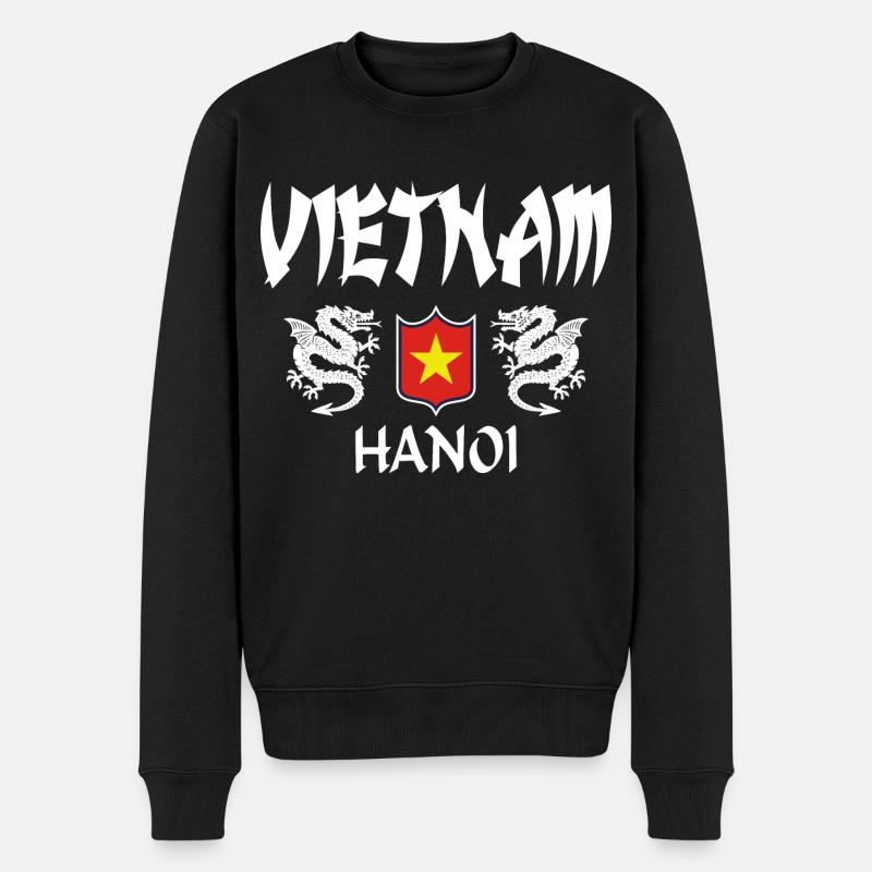 Vietnam - Pull Premium bio Homme - noir