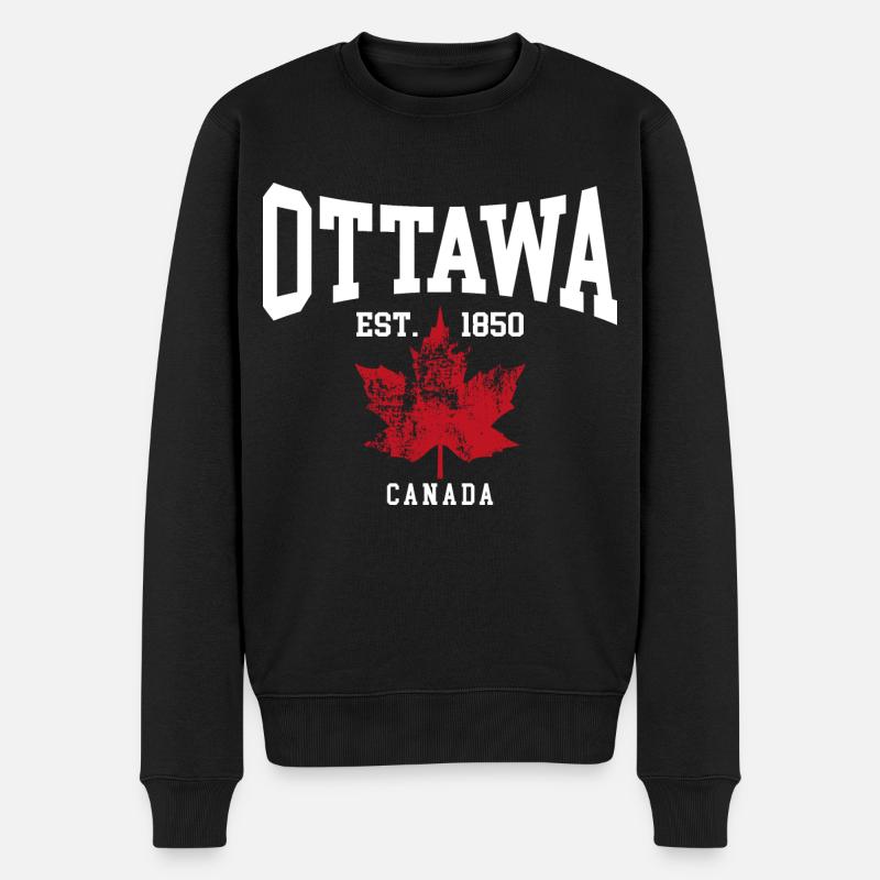 Ottawa - Pull Premium bio Homme - noir