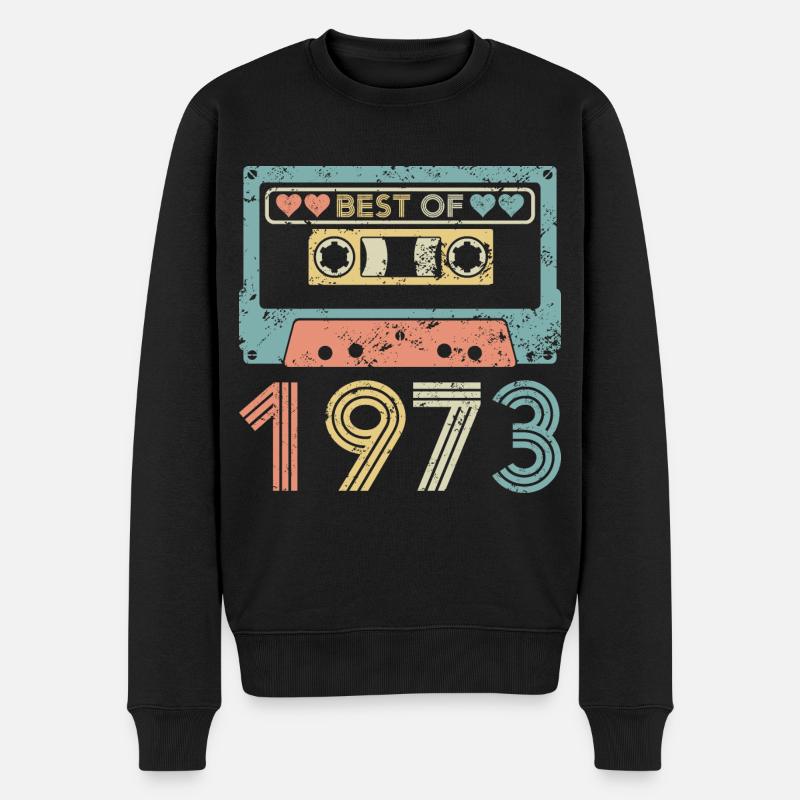 Le meilleur de 1973 - Pull Premium bio Homme - noir
