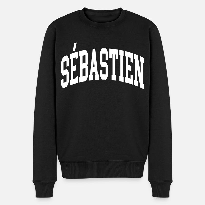 Sébastien - Pull Premium bio Homme - noir