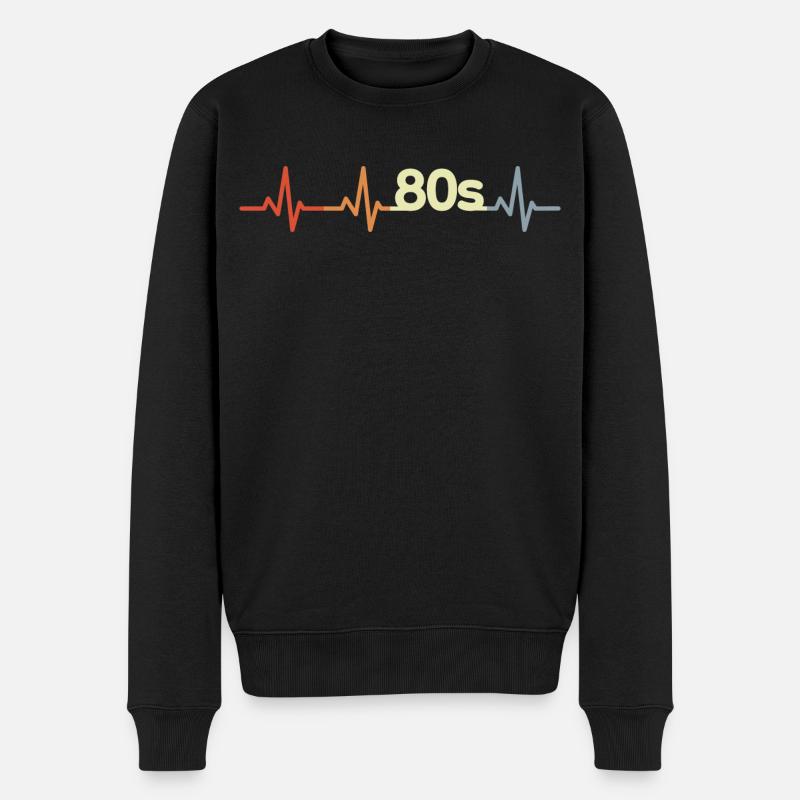 ECG des années 80 - Pull Premium bio Homme - noir