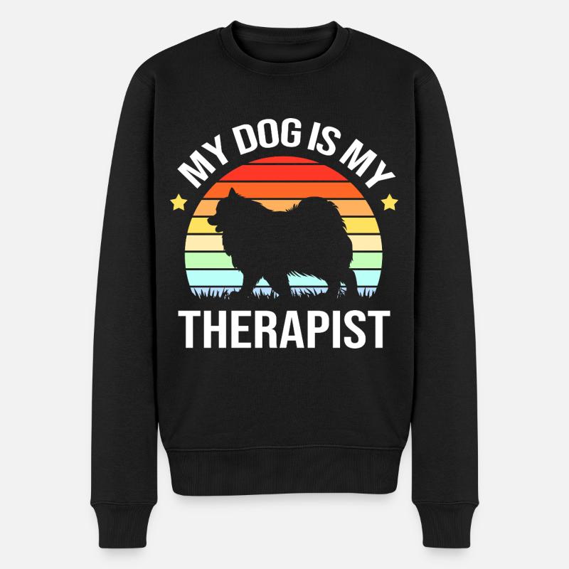 Chien de thérapie - Pull Premium bio Homme - noir