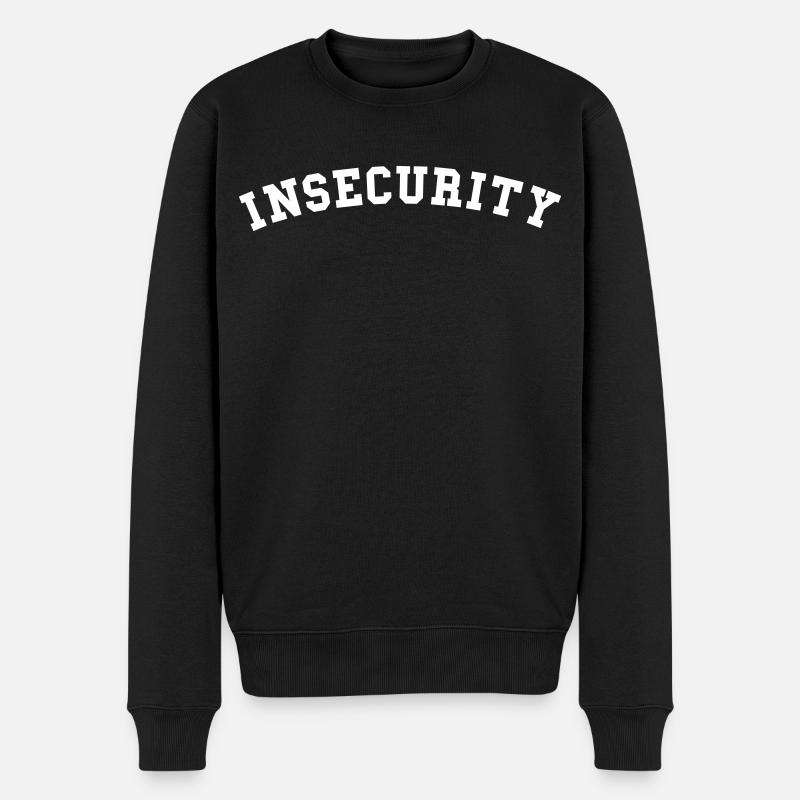 Insécurité - Pull Premium bio Homme - noir
