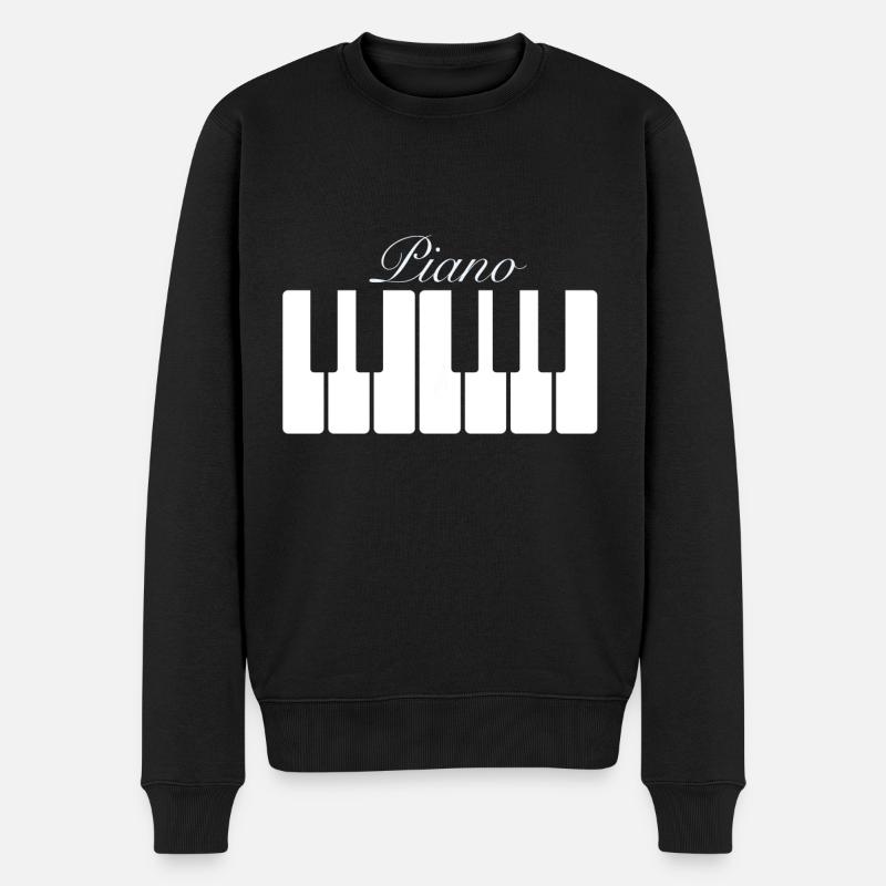 Piano piano musique classique - Pull Premium bio Homme - noir
