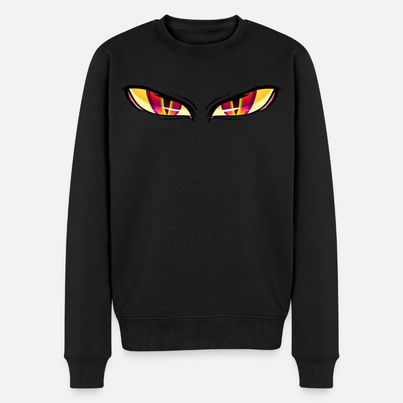 Yeux lion mort - Pull Premium bio Homme - noir