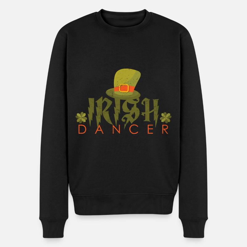 Irish Dancing Tanzen Irland Irish dance - Männer Premium Bio Pullover - Schwarz