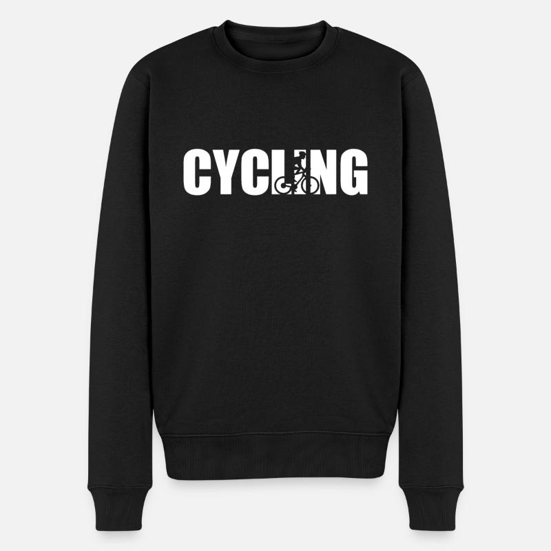 cycling - Männer Premium Bio Pullover - Schwarz