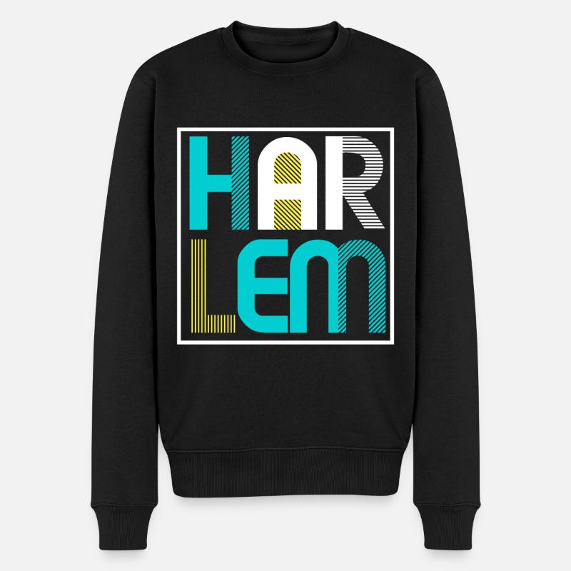 Harlem - Pull Premium bio Homme - noir
