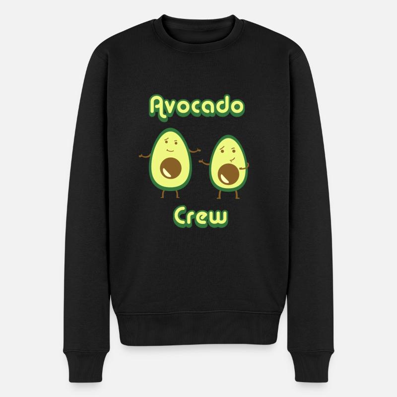 Avocado Crew - Pull Premium bio Homme - noir