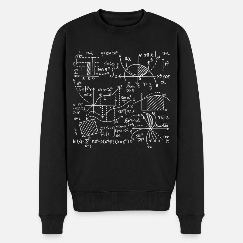 Professeur de mathématiques formule mathématique - Pull Premium bio Homme - noir