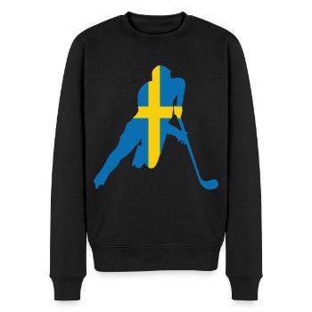 Hockey suédois - Pull Premium bio Homme - noir - Devant - Nico (187cm)