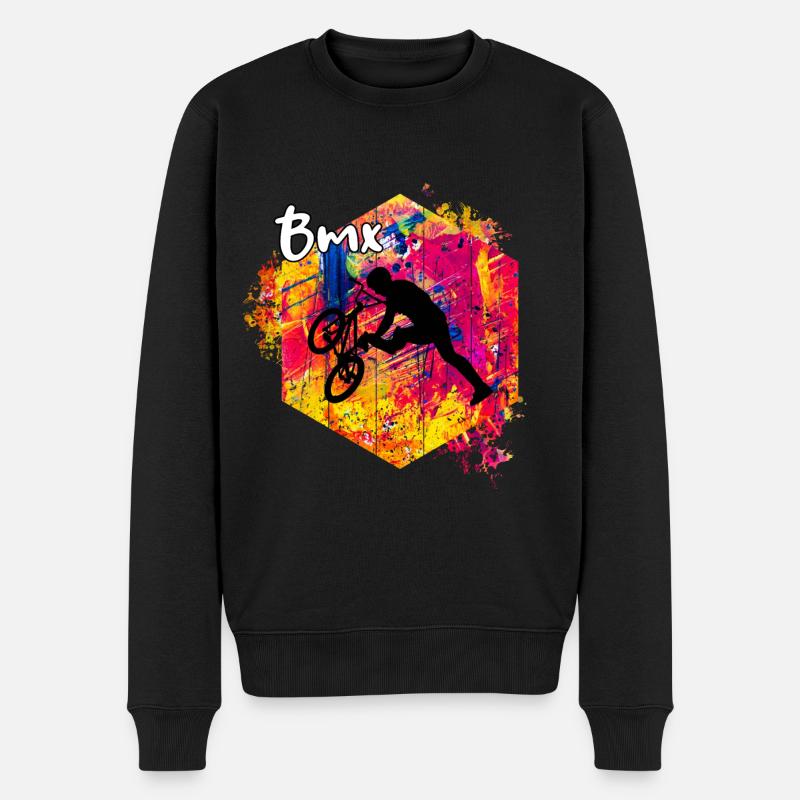 Bmx - Pull Premium bio Homme - noir