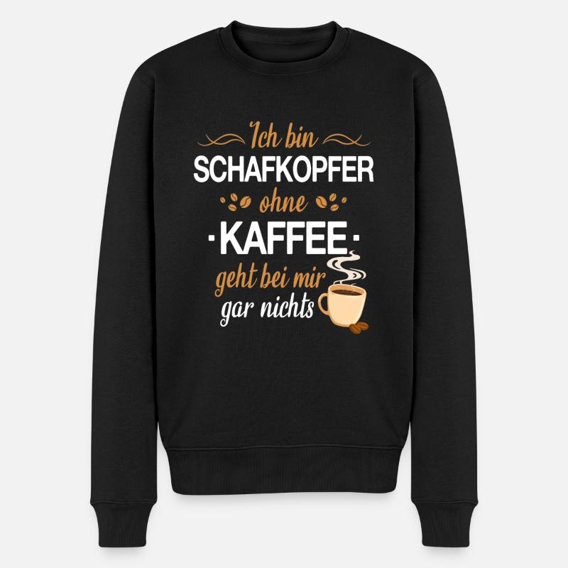 Schafkopfen Schafkopf Kartenspiel Spruch - Männer Premium Bio Pullover - Schwarz