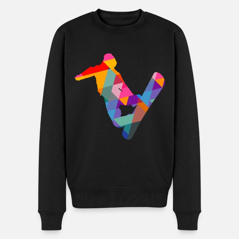 Snowboarder Snowboard - Pull Premium bio Homme - noir