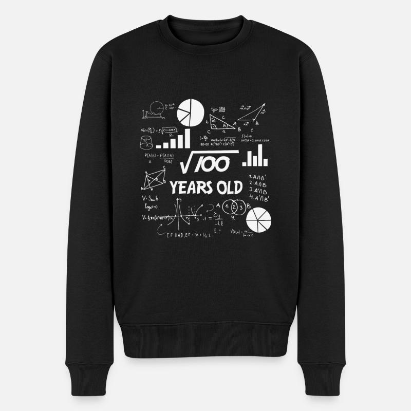 10 Geburtstag - 10 Jahre alt - Männer Premium Bio Pullover - Schwarz
