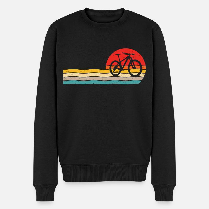 VTT rétro VTT - Pull Premium bio Homme - noir