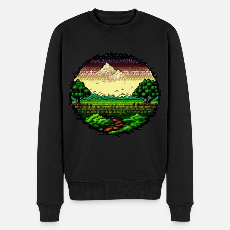 Nature Paisible - Pull Premium bio Homme - noir