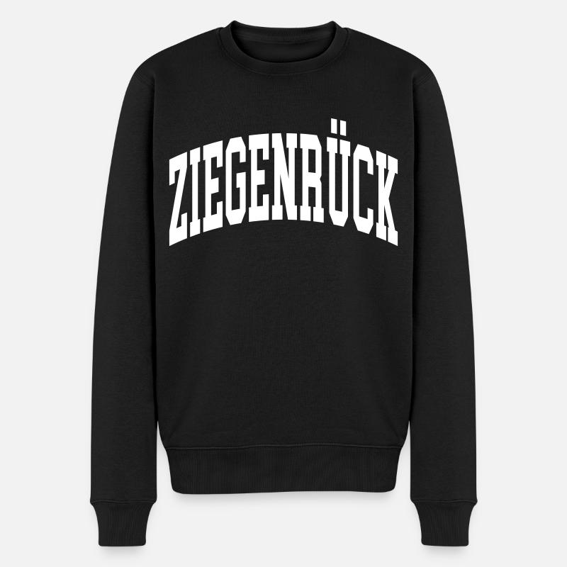 Ziegenrück - Männer Premium Bio Pullover - Schwarz