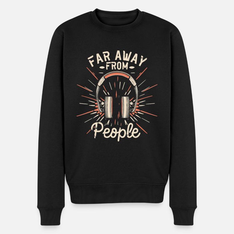 Gamer - Männer Premium Bio Pullover - Schwarz