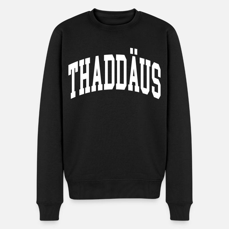 Thaddeus - Pull Premium bio Homme - noir