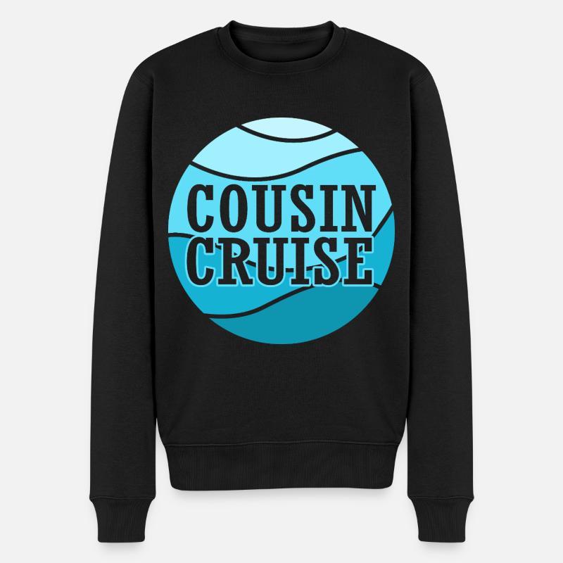 Cousins Croisière Bateau de croisière - Pull Premium bio Homme - noir