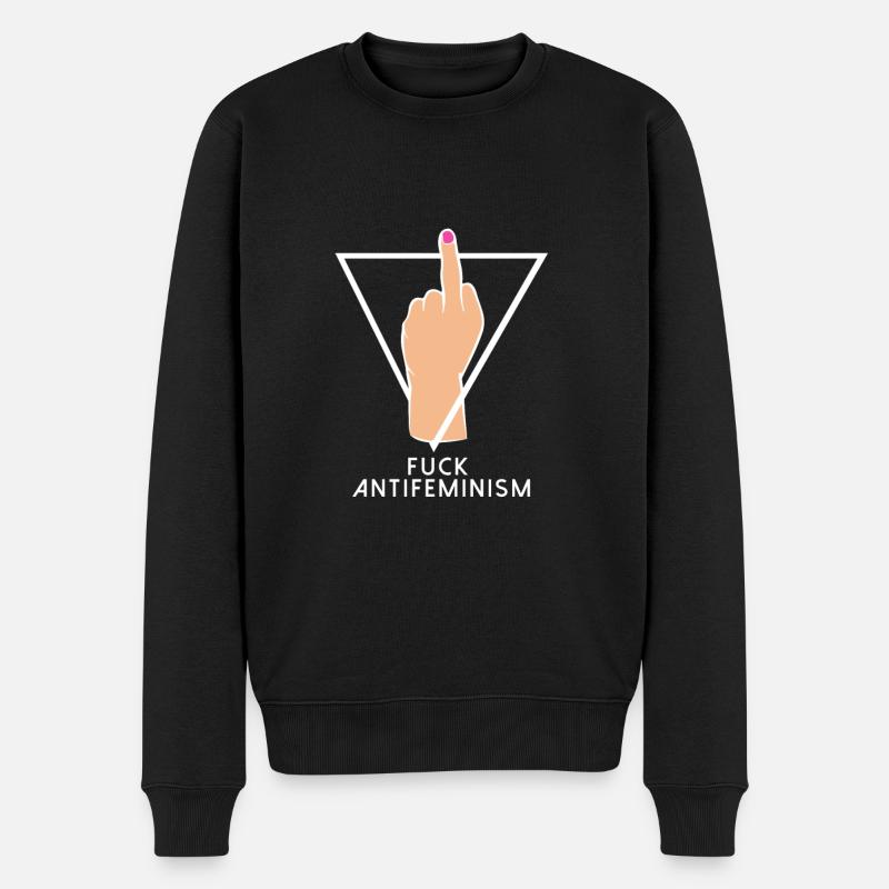 Doigts féministes - Pull Premium bio Homme - noir