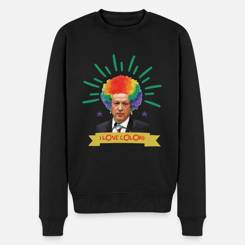Recep Tayyip Erdogan Türkei Geschenk - Männer Premium Bio Pullover - Schwarz