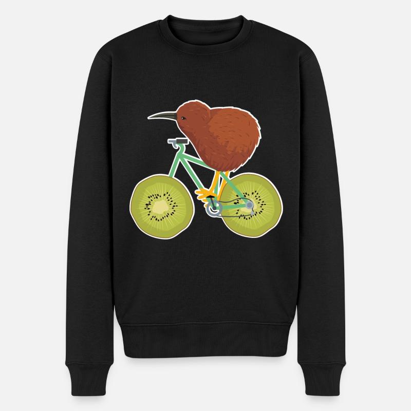 kiwi - Pull Premium bio Homme - noir