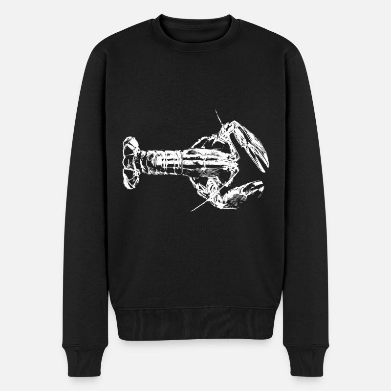 Hummer - Männer Premium Bio Pullover - Schwarz