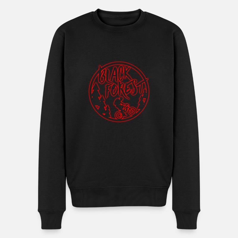 Black Forest - Männer Premium Bio Pullover - Schwarz