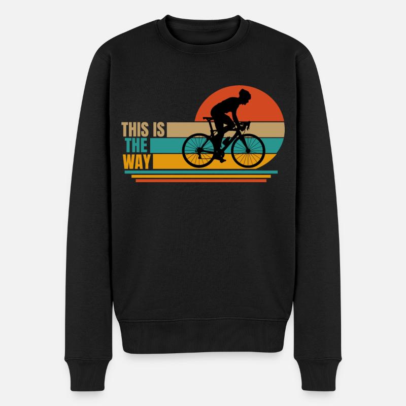 cyclisme. c’est ainsi - Pull Premium bio Homme - noir