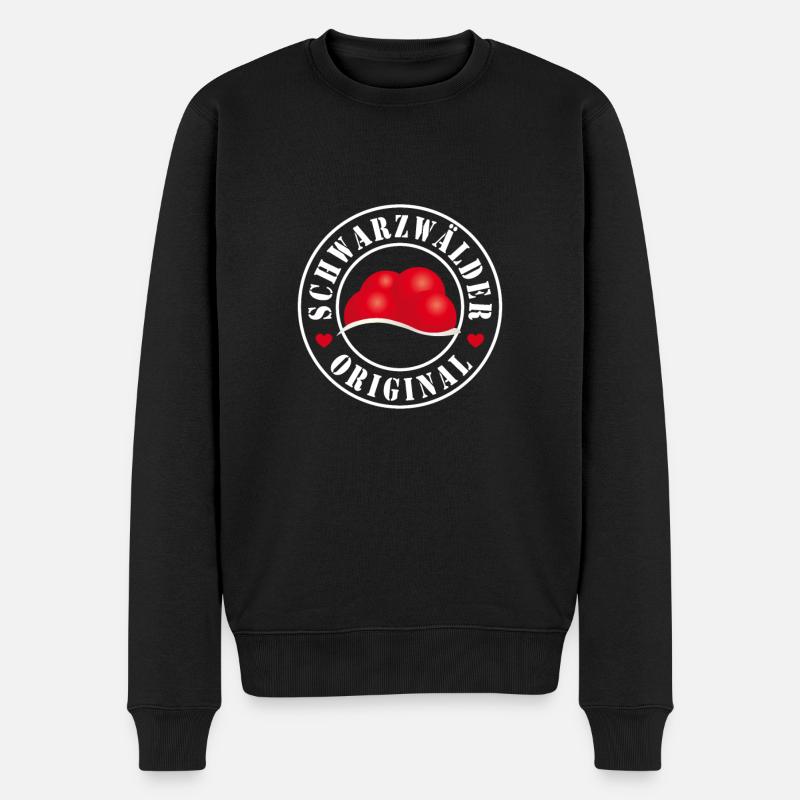 Schwarzwälder Original - Männer Premium Bio Pullover - Schwarz