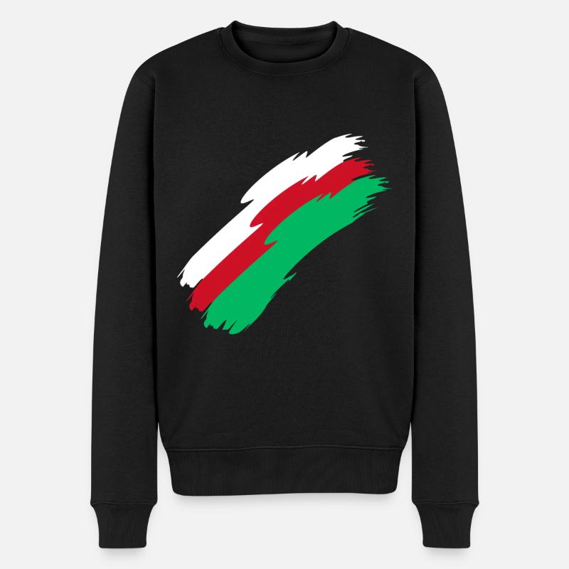 Madagaskar - Männer Premium Bio Pullover - Schwarz