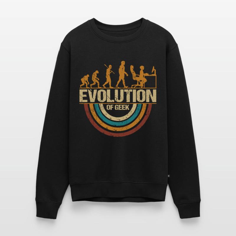 Computer Nerd Programmeur Evolution drôle Pull Premium bio Homme