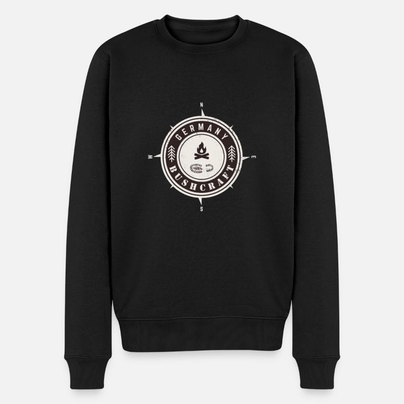 Bushcraft Allemagne - Pull Premium bio Homme - noir