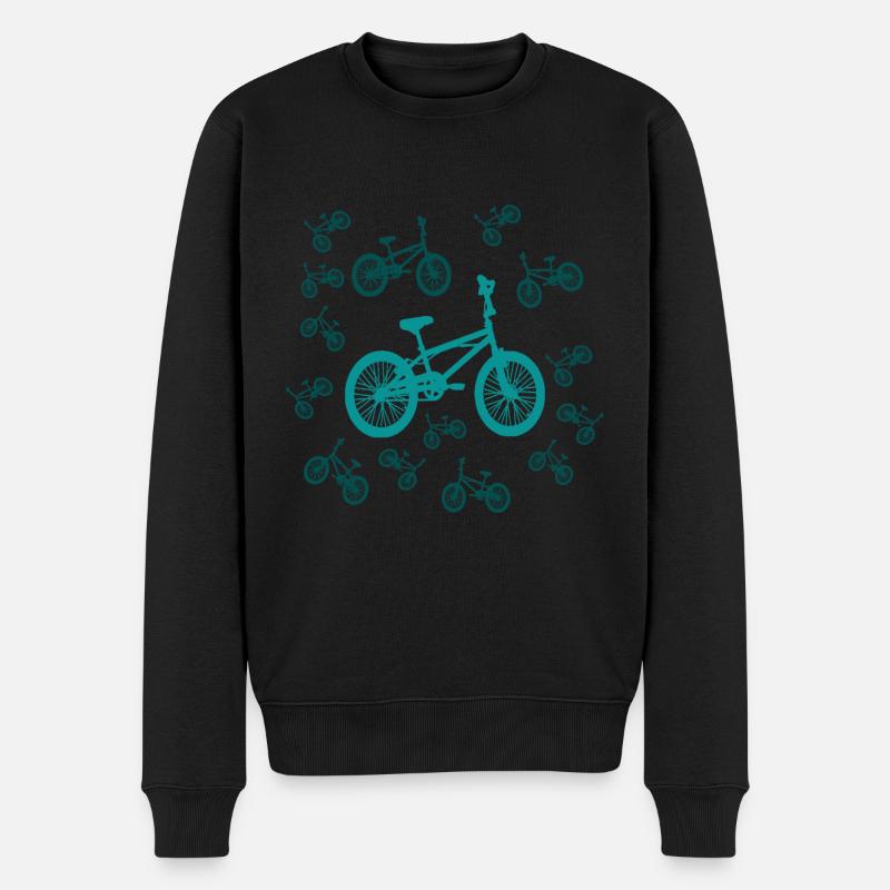 Vélo lumineux - Pull Premium bio Homme - noir